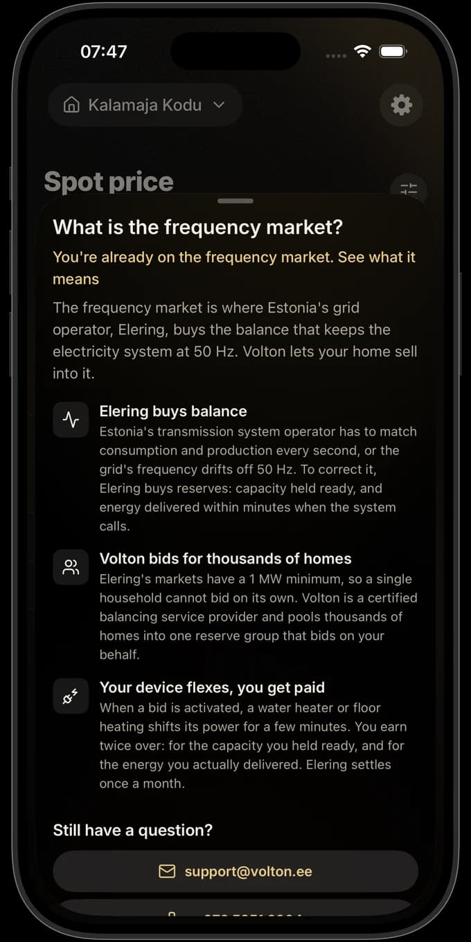 Volton app
